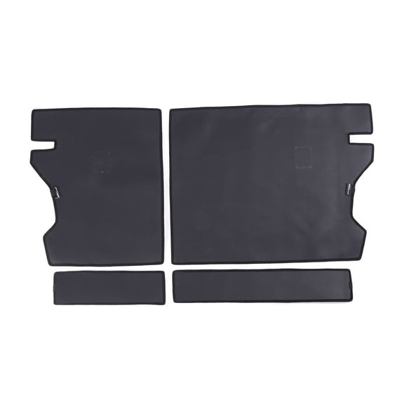 WellVisors Rear Seat Back Protector Cover Black For Toyota Prius 2016-2022