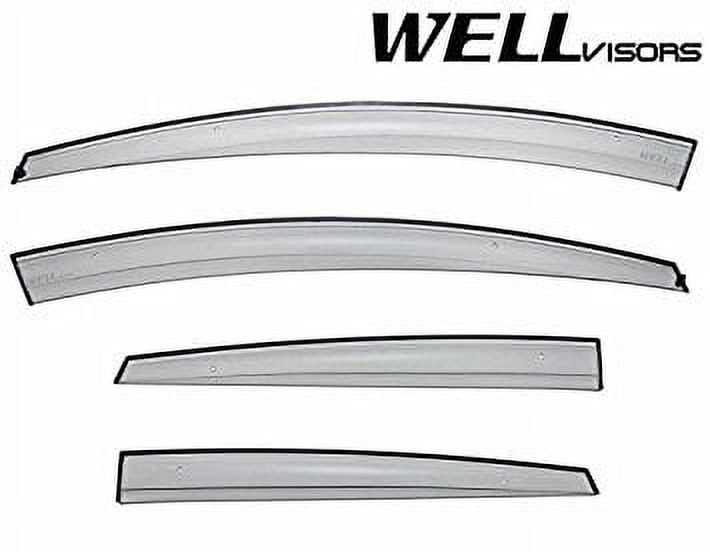 WellVisors Side Window Wind Deflector Visors Ford Fiesta Hatchback