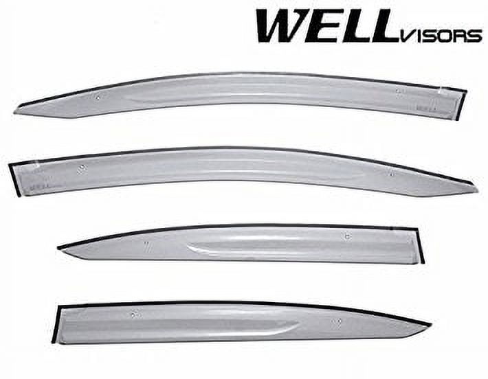 WellVisors Side Window Wind Deflector Visors Honda Civic 4 Doors