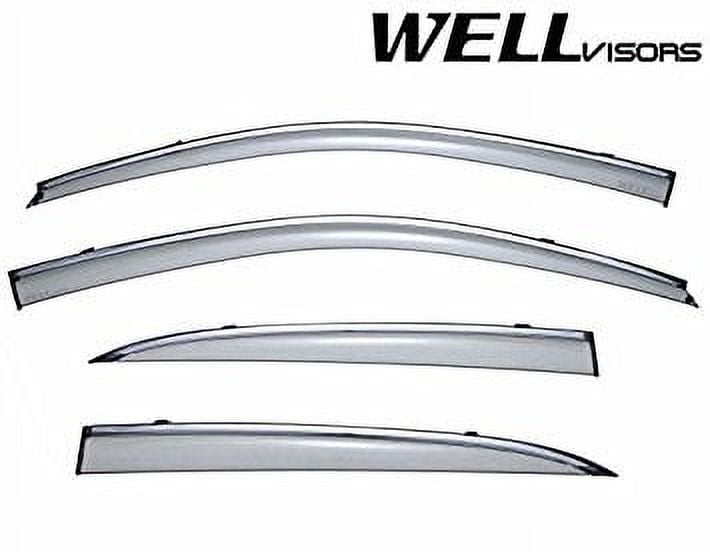 WellVisors Side Window Wind Deflector Visors Lexus CT200h 11up 2011