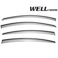 thumbnail image 1 of WellVisors Side Window Wind Deflector Visors - Made For And Compatible With Kia Forte 2014 - 2018 14 15 16 17 18 with Black Trim, 1 of 7