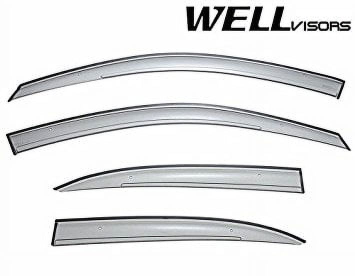 WellVisors Side Window Wind Deflector Visors Mercedes Benz C Class