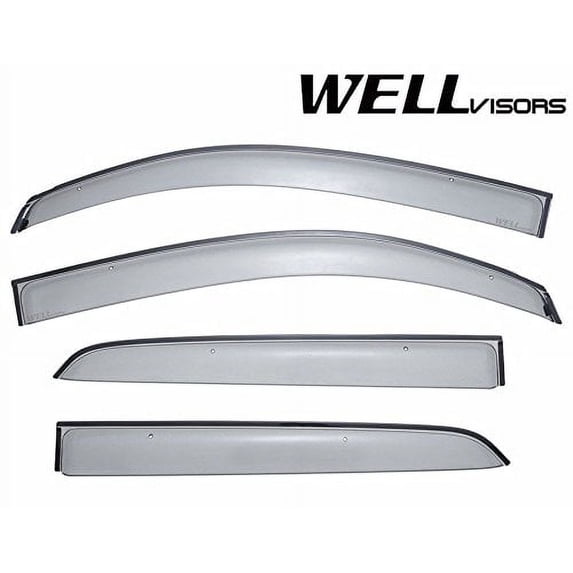WellVisors Side Window Wind Deflector Visors - Scion iA 16-up 2016 2017 Premium Series