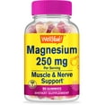 thumbnail image 1 of WellYeah Magnesium Citrate Gummies 250mg - Highly Absorbable Stress Relief, and Sleep Support Chewable Supplement, Gluten-Free, Non-GMO - Natural Fruit Flavors - 90 Gummies…, 1 of 5
