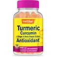 thumbnail image 1 of WellYeah Turmeric Curcumin Gummies with Black Pepper - Antioxidant and Digestive Support - Skin Health, and Immune Function - Vegan, Non-GMO - 60 Count, 1 of 7