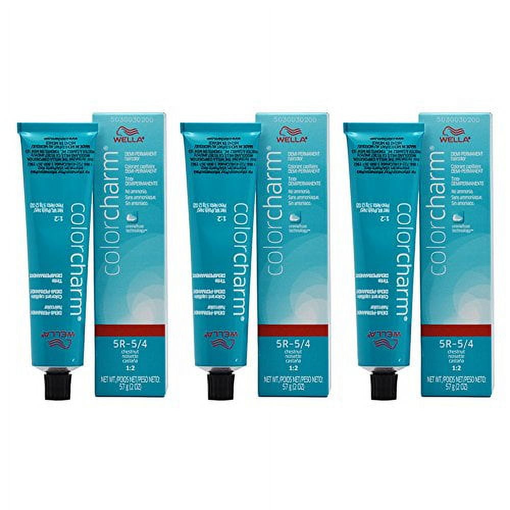Wella COLOR CHARM, HAIR COLOR DemiPermanent Haircolor 5R Chestnut