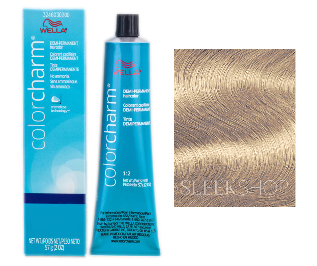Wella COLOR CHARM, HAIR COLOR Demi-Permanent Haircolor - Color : #10/01 (10NA) LTST ASH BLO - image 1 of 8