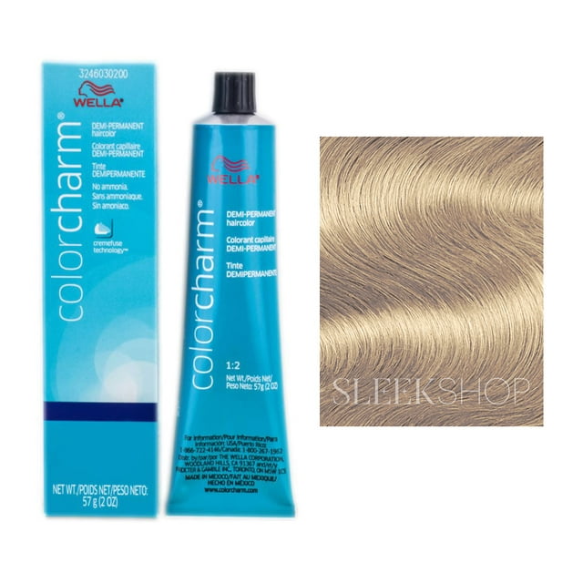 Wella COLOR CHARM, HAIR COLOR Demi-Permanent Haircolor - Color : #10/01 (10NA) LTST ASH BLO