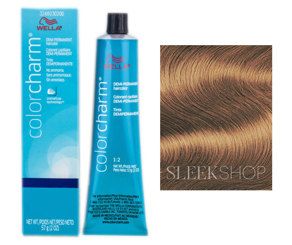 Wella COLOR CHARM, HAIR COLOR Demi-Permanent Haircolor - Color : #7/73 (7WG) MED SNDY GOLD - image 1 of 1