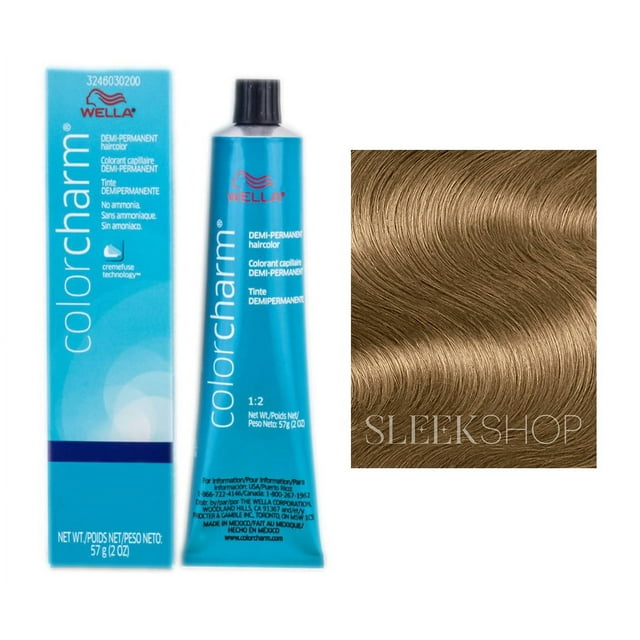 Wella COLOR CHARM, HAIR COLOR Demi-Permanent Haircolor - Color : #8A(8/1)LIGHT ASH BLONDE