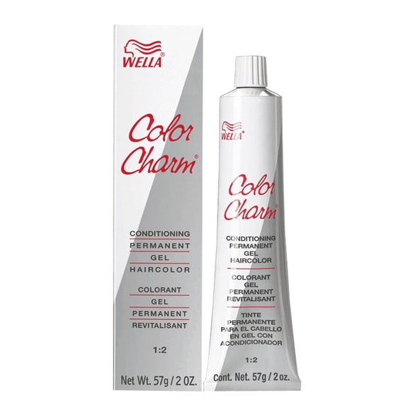 Wella COLOR CHARM Permanent Gel Hair Color 1:2 ORIGINAL 2oz (5WR)