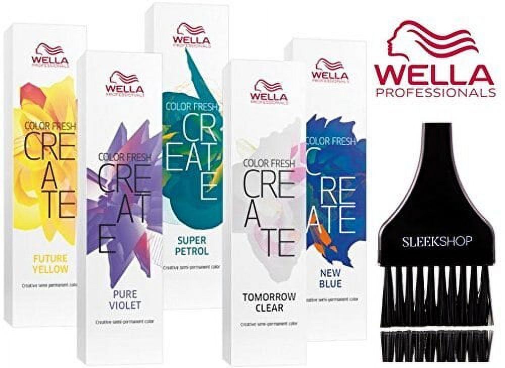 Wella COLOR FRESH CREATE Semi Permanent Shades Hair Color (w/ Sleek Tint Brush) - Tomorrow Clear - image 1 of 1