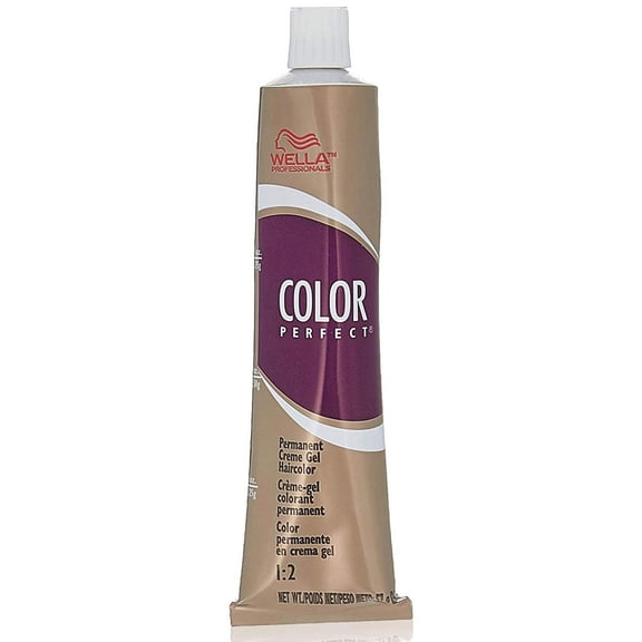 Wella COLOR PERFECT Permanent Creme Gel Haircolor 2oz (6G)