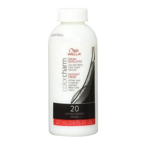 Wella Color Charm Creme Hair Color Developer 20 Volume, 3.6 Oz, 6 Pack