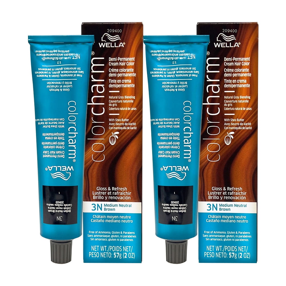 Where To Buy Wella Hair Color Wella Color Charm Demi Permanent Cream Hair Color 3N Medium Neutral