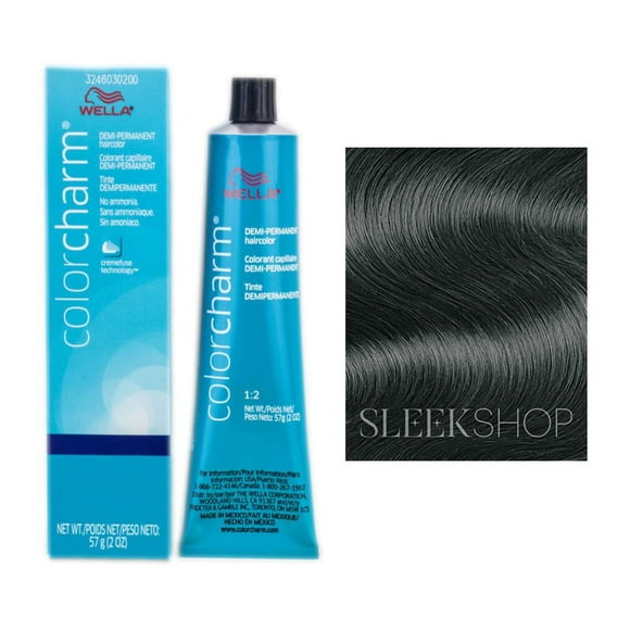 Wella Color Charm Demi-Permanent Haircolor (#2/0 (1N) Black)