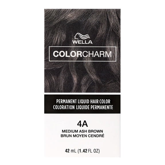 Wella Color Charm Liquid 4A/0237 Medium Ash Brown (Pack of 2)