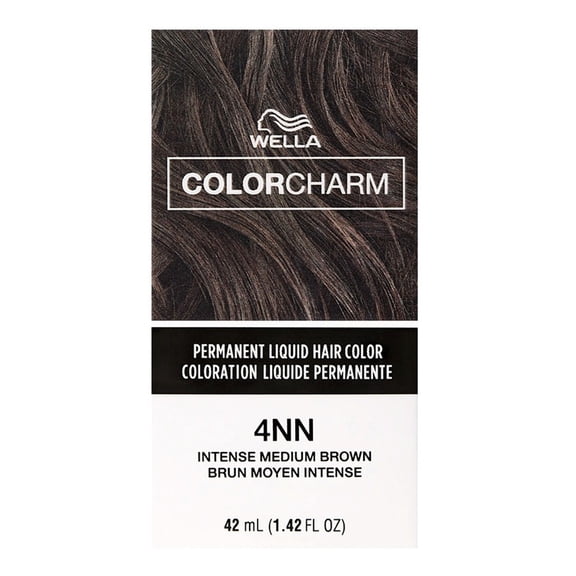 Wella Color Charm Liquid 4NN Intense Medium Brown (Pack of 2)