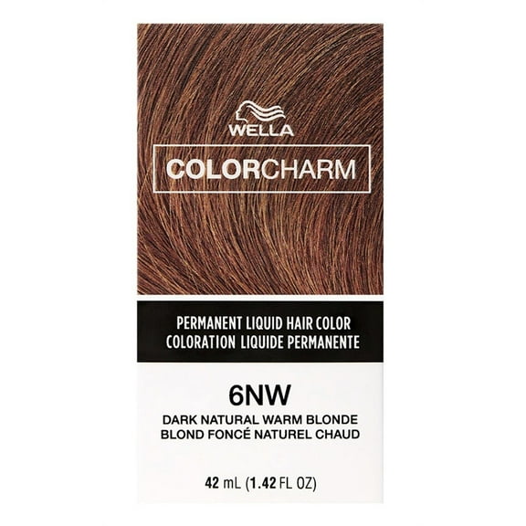 Wella Color Charm Liquid 6NW Dark Natural Warm Blonde (Pack of 2)