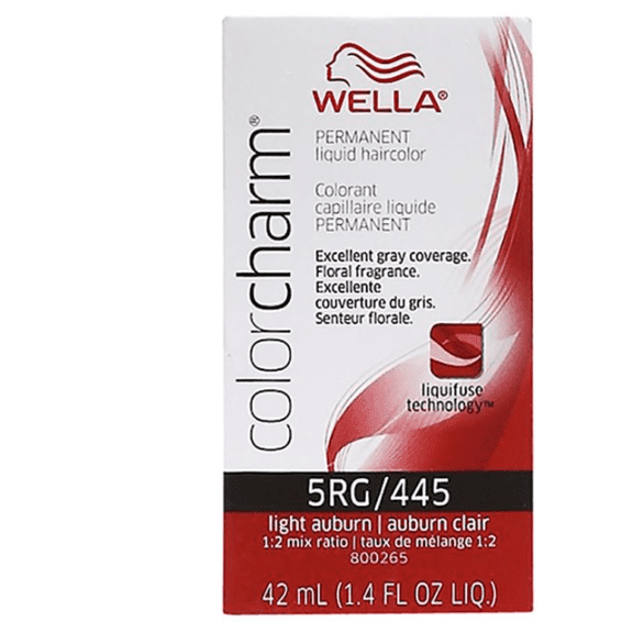 Wella Color Charm - Liquid Creme Haircolor (Color : # 445 - Light Auburn)