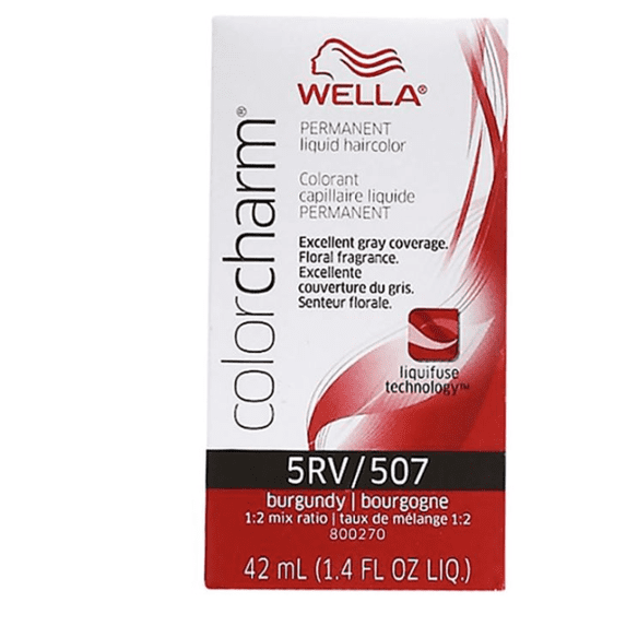 Wella Color Charm Liquid Haircolor, 5RV/507 Burgundy, 1.4 oz