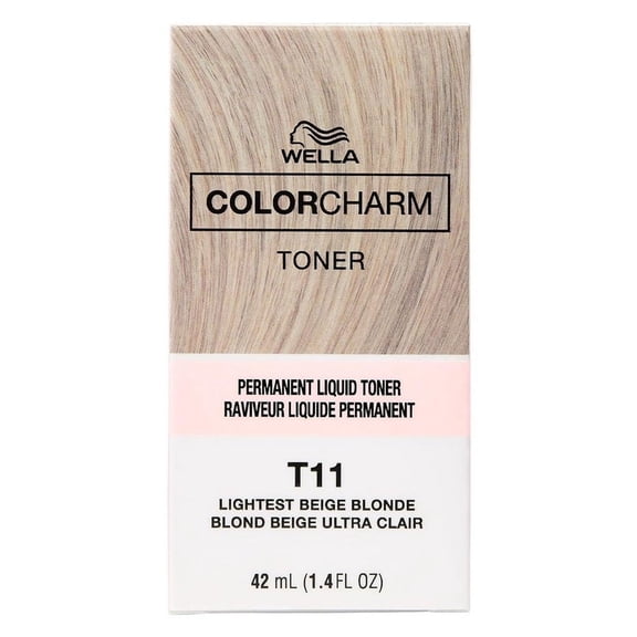 Wella Color Charm Liquid Toner #T11 Lightest Beige Blonde (Pack of 3)