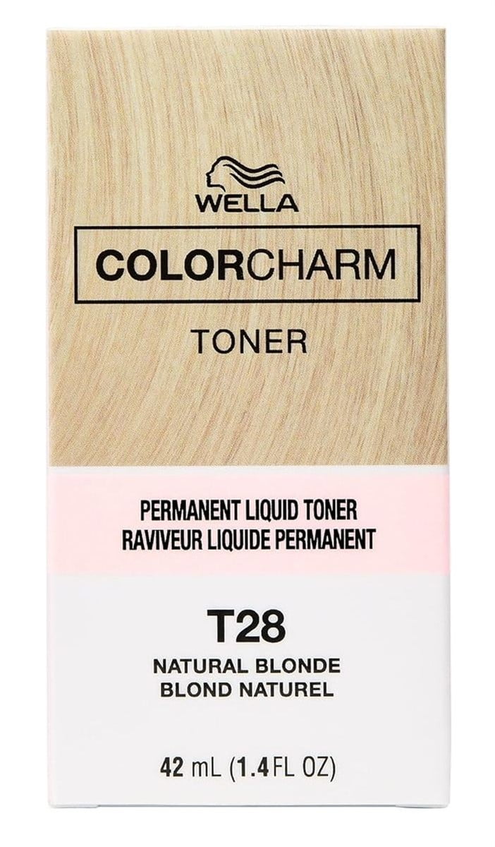 Wella Color Charm Liquid Toner #T28 Natural Blonde (Pack of 2)