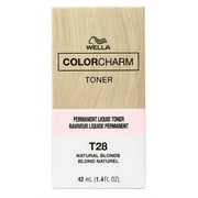 Wella Color Charm Liquid Toner #T28 Natural Blonde Pack of 2