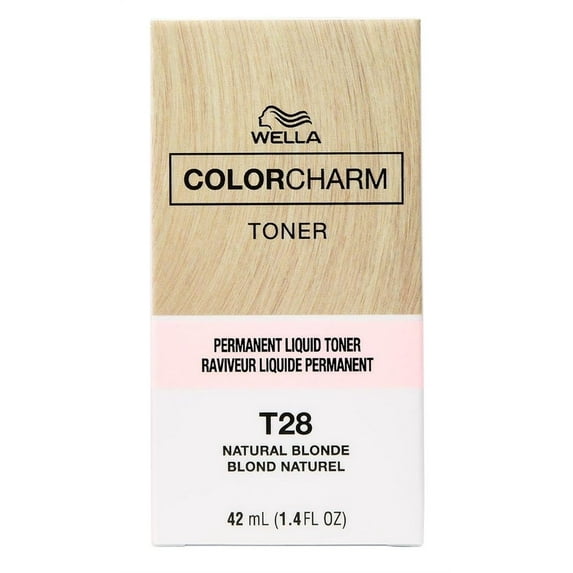 Wella Color Charm Liquid Toner #T28 Natural Blonde (Pack of 2)