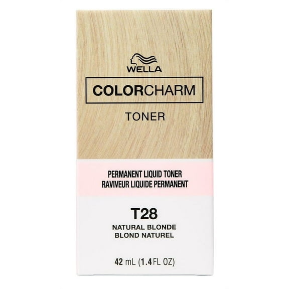 Wella Color Charm Liquid Toner #T28 Natural Blonde (Pack of 2)