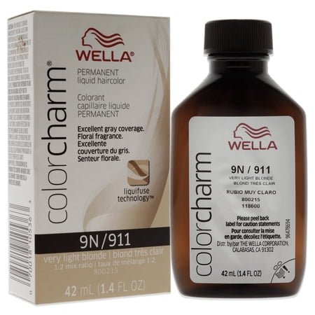 Wella Color Charm Permanent Liquid Hair Color - 9N/911 Very Light Blonde