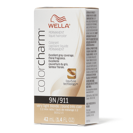 Wella Color Charm Permanent Liquid Hair Color - 9N/911 Very Light Blonde