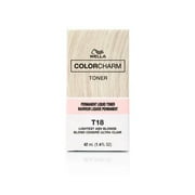 Wella Color Charm Permanent Liquid Hair Toner - T18 Lightest Ash Blonde- 1.4 fl oz