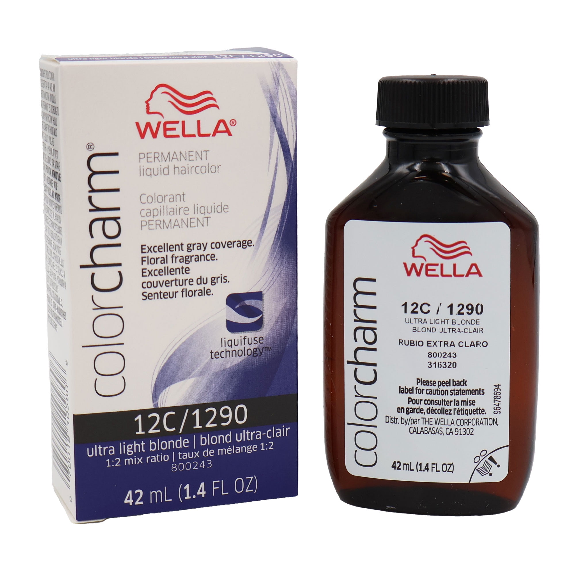 Wella Color Charm Permanent Liquid Haircolor 12C/1290 Ultra LIght