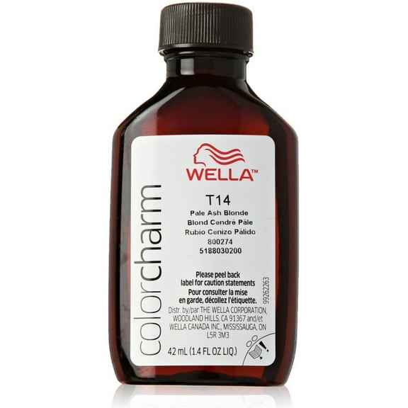 Wella Color Charm Permanent Liquid Toner, Pale Ash Blonde 1.40 oz