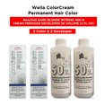 thumbnail image 1 of Wella Color Cream Permanent Gel Hair Color - 2 oz ( 6AA/542 Dark Blonde Intense Ash ) and Cream Peroxide Developer 50 Volume - 4 fl. oz ( 2 Color and 2 Developer ), 1 of 5