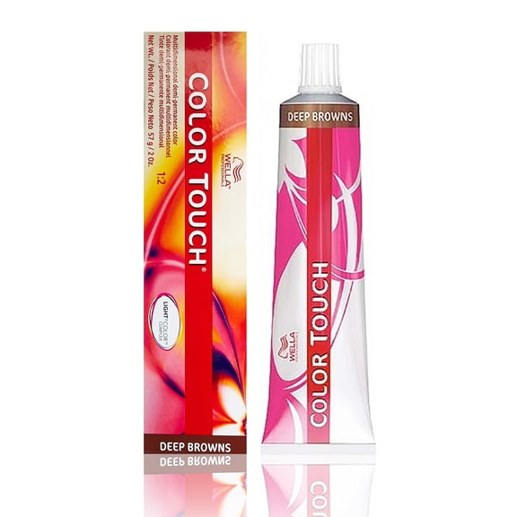 Wella Color Touch 6/75 Deep Browns Dark Blond/Mahogany Brown 2 Ounce 60 Milliliters