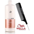 thumbnail image 1 of Wella FUSION PLEX Intense Repair Shampoo (with Sleek Steel Pin Tail Comb) (33.8 oz / 1000 ml - Liter), 1 of 2