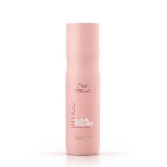 Wella Invigo Blonde Recharge Color Refreshing Shampoo, Cool Blonde - 10.1 oz