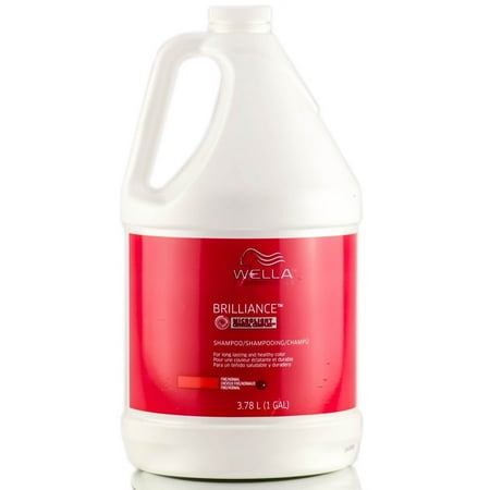 Wella Invigo Brilliance Color Protection Shampoo for Fine to Normal Hair 1Gallon