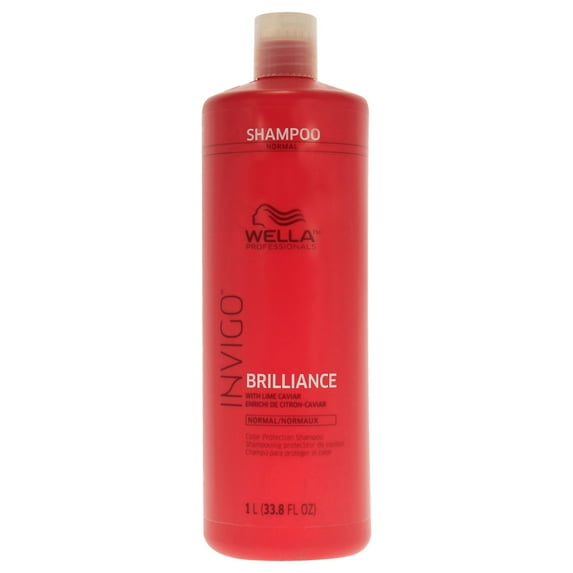 Wella Invigo Brilliance Shampoo for Fine Hair, 33.8 oz Shampoo
