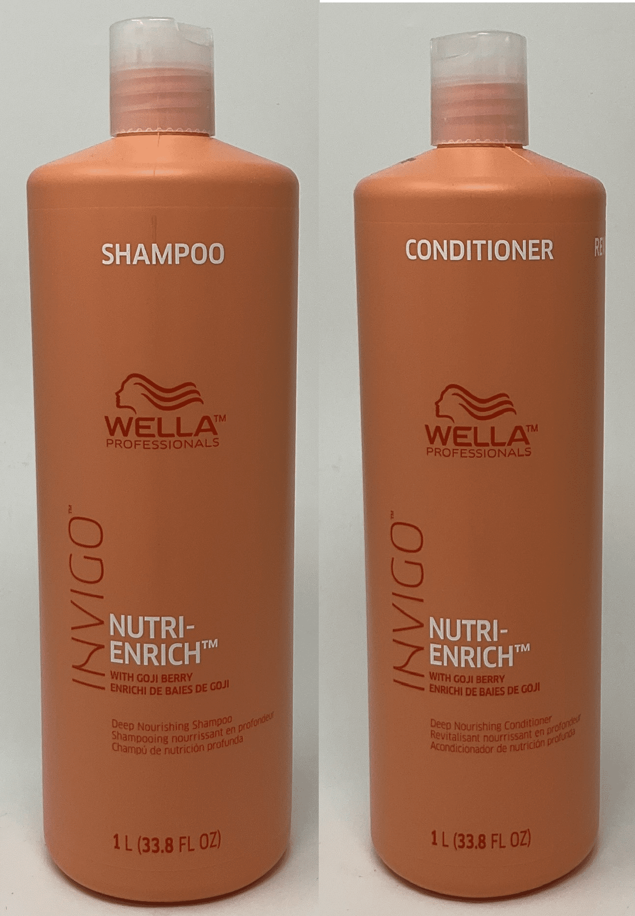 Wella Invigo Nutri-Enrich Shampoo and Conditioner Liter Duo, 33.8