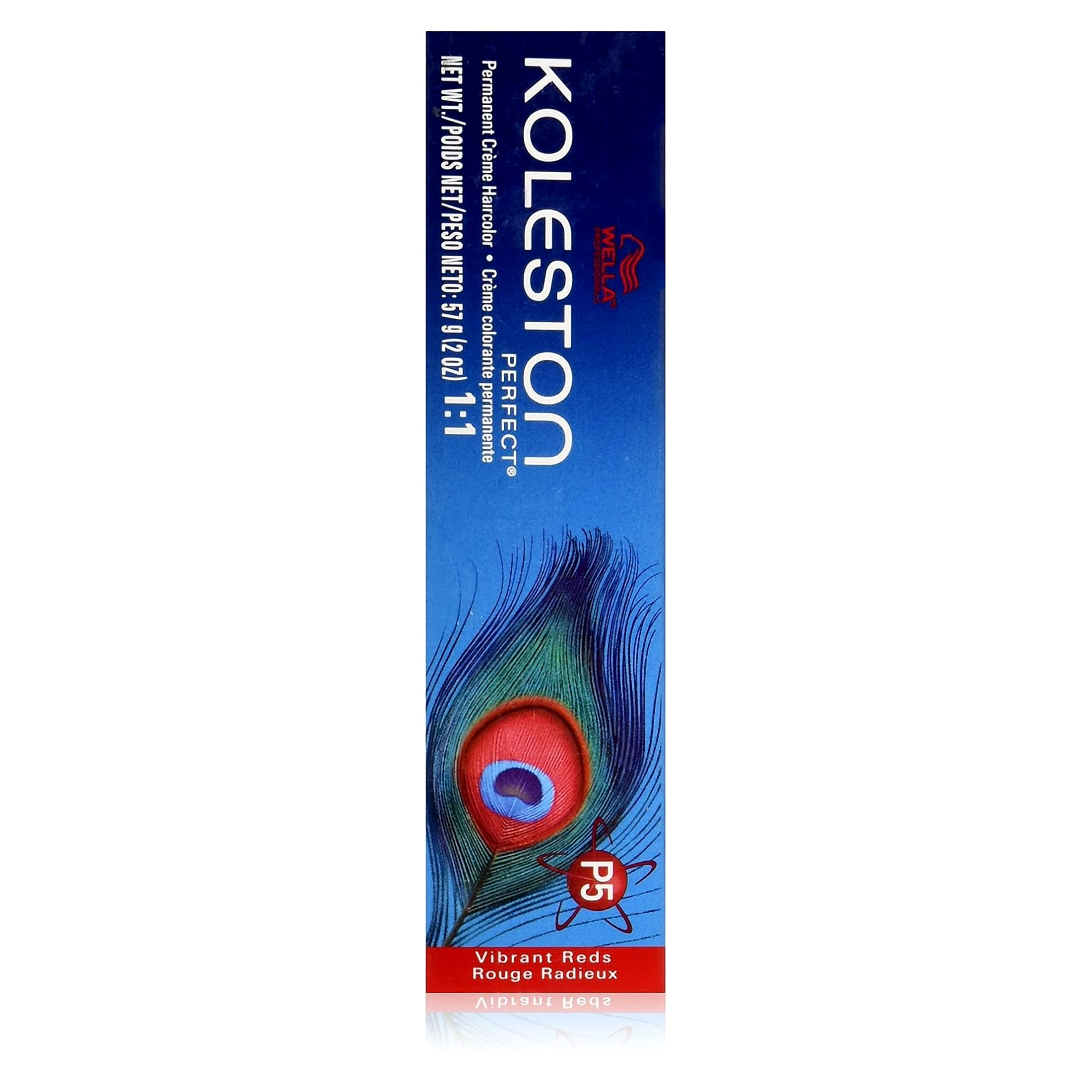 Koleston Perfect Permanent Creme Haircolor - 55 46 Intense Light Brown-Red Violet by for Unisex - 2 oz