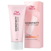 Wella Shinefinity Zero Lift Glaze 2 oz - 05/43 - Light Brown Red Gold