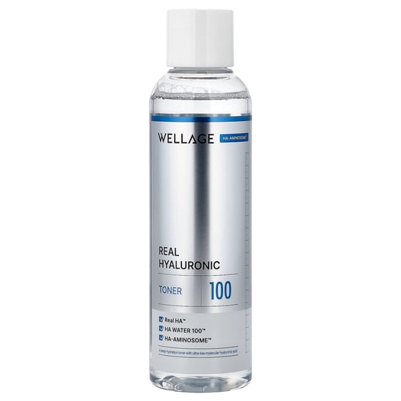 Wellage Real Hyaluronic Toner 100, 6.76 fl oz (200 ml)