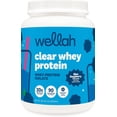 thumbnail image 1 of Wellah Clear Whey Protein Isolate Powder (Blue Raspberry) 30 Servings - 20g of Protein, 90 Calories, Sweetened with Stevia, 1 of 5