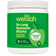 Wellah So Long Soreness BCAA Powder (Green Apple Flavored) 30 Servings
