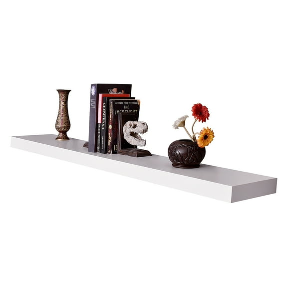 Welland MDF Floating Shelf, 60" x 9.25", White
