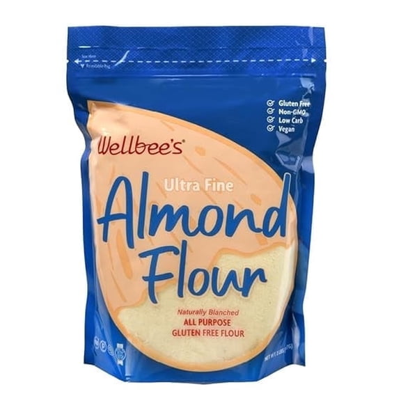 Wellbee's Almond Flour, Extra Fine, Gluten Free, Low Carb, All Purpose, 2 lbs