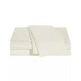 thumbnail image 1 of Wellbeing Oxywash Solid 300 Thread Count 4pc Sheet Sets, Ivory, Queen, 1 of 3